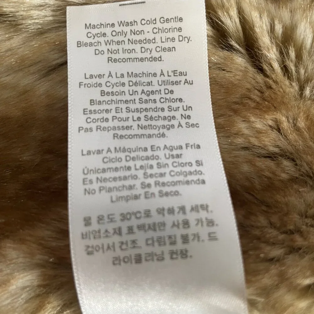 West Elm Faux Fur Throw- 47